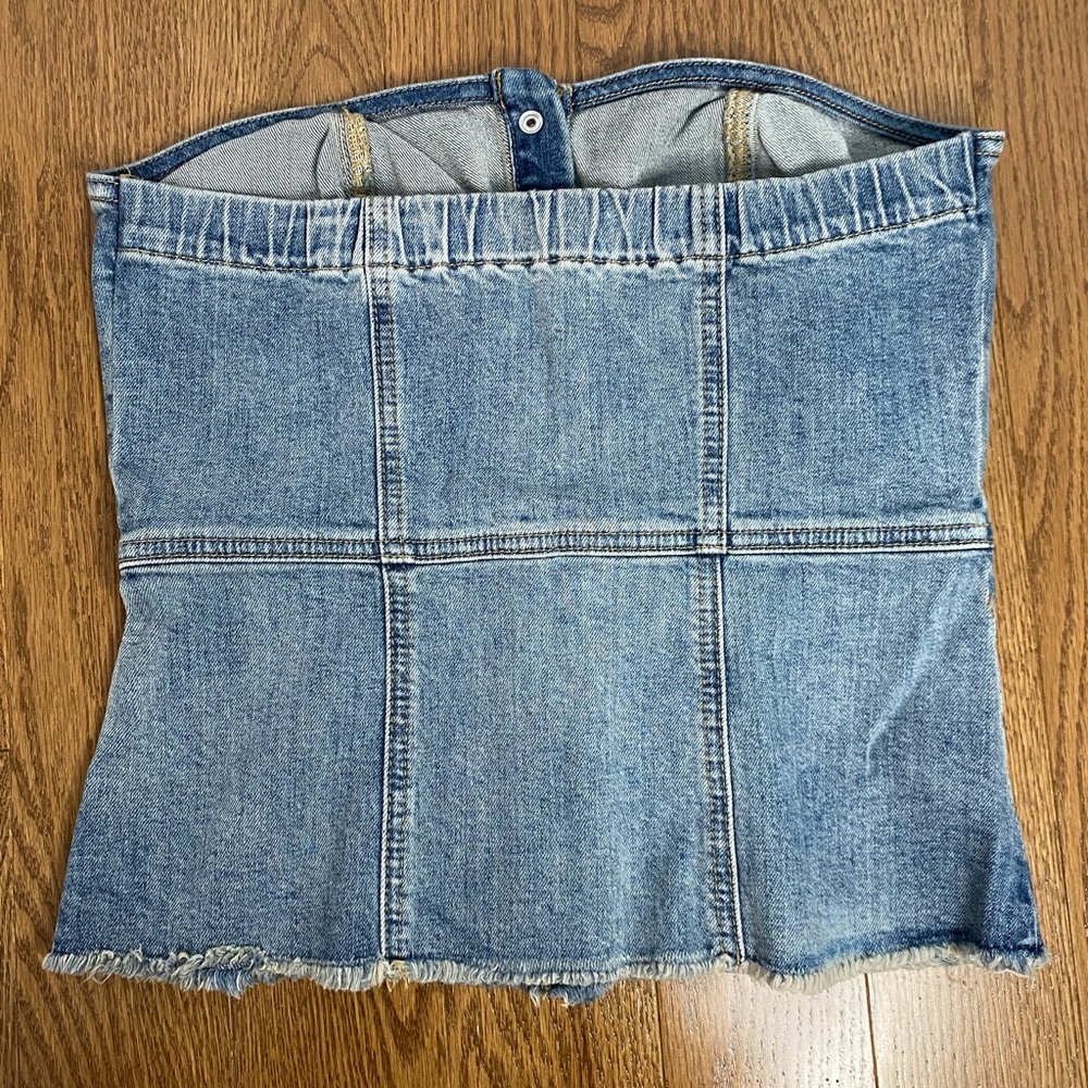 Jean crop top - Picture 2 of 4